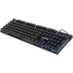 Клавіатура GamePro GK296, Black, USB, мембранна, RGB-підсвічування, 104 кнопки, 1.4 м, UK/EN - Зображення 2