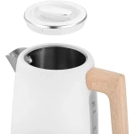 Електрочайник Ardesto EKL-F420WWD, White, 2200 Вт, 1.7 л, дисковий, індикатор роботи, корпус нержавіюча сталь, автоматичне відключення за відсутності води - Зображення 3