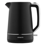Електрочайник Ardesto EKL-450B, Black, 2200W, 1.7 л, дисковий, пластиковий корпус, індикатор рівня води, автоматичне відключення при відсутності води