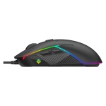 Миша GamePro GM400, Black, USB, оптична, 7200 dpi, 6 кнопок, RGB підсвічування, кабель 1.5 м - Зображення 3