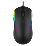 Миша GamePro GM400, Black, USB, оптична, 7200 dpi, 6 кнопок, RGB підсвічування, кабель 1.5 м