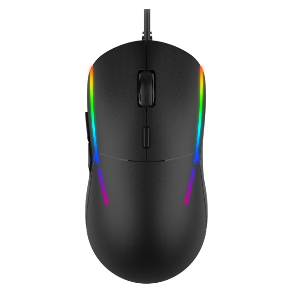 Миша GamePro GM400, Black, USB, оптична, 7200 dpi, 6 кнопок, RGB підсвічування, кабель 1.5 м