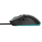 Миша GamePro GM340, Black, USB, оптична (сенсор Instant 725F), 7200 dpi, 7 кнопок, RGB підсвічування, кабель 1.5 м, перемикачі Huano - Зображення 5