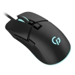 Миша GamePro GM340, Black, USB, оптична (сенсор Instant 725F), 7200 dpi, 7 кнопок, RGB підсвічування, кабель 1.5 м, перемикачі Huano - Зображення 3
