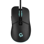 Миша GamePro GM340, Black, USB, оптична (сенсор Instant 725F), 7200 dpi, 7 кнопок, RGB підсвічування, кабель 1.5 м, перемикачі Huano - Зображення 6
