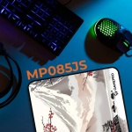 Килимок GamePro MP085JS Gray-Pink, 310х240х3 мм, матеріал мультипандекс/гума, поверхня "Speed/Control" - Зображення 3
