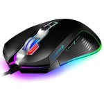 Миша GamePro Phoenix (GM543), Black, USB, оптична (сенсор Sunplus 199 IC), 6400 dpi, 8 кнопок, кабель 1.5 м, RGB підсвічування - Зображення 2