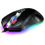 Миша GamePro Phoenix (GM543), Black, USB, оптична (сенсор Sunplus 199 IC), 6400 dpi, 8 кнопок, кабель 1.5 м, RGB підсвічування - Зображення 2