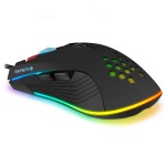 Миша GamePro Phoenix (GM543), Black, USB, оптична (сенсор Sunplus 199 IC), 6400 dpi, 8 кнопок, кабель 1.5 м, RGB підсвічування - Зображення 7