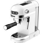 Кавоварка Ardesto YCM-E1500, White/Inox, 1350W, ріжкова, кава мелена, резервуар для води 1.4 л, ручний капуч, підігрів чашок