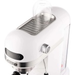 Кавоварка Ardesto YCM-E1500, White/Inox, 1350W, ріжкова, кава мелена, резервуар для води 1.4 л, ручний капуч, підігрів чашок - Зображення 6