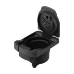 Кавоварка Ardesto YCM-CNDE, White/Black, 1400W, капсульна, 0.8л, капсули Nespresso, Nescafe Dolce Gusto, мелена кава, сенсорне керування - Зображення 4