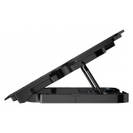 Підставка для ноутбука до 15.6" GamePro CP627, Black, RGB підсвічування, 1 х 125 мм, 4 х 60 мм вентилятор (28 dB 3200 rpm), метал/пластик, 2xUSB 2.0, 360 x 255 x 28 мм, 800 г - Зображення 4