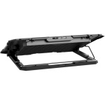 Підставка для ноутбука до 21" GamePro CP485, Black, RGB підсвічування, 1 х 120 мм, 4 х 70 мм вентилятор (15 dB 2400 rpm), метал/пластик, 2xUSB 2.0, 420 х 290 х 31 мм, 800 г, регулювання швидкості вентиляторів та кута нахилу - Зображення 4