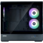 Корпус Zalman P30 V2, Black, Mini Tower, без БЖ, для Micro ATX / Mini ITX, 1xType-C / 1xUSB 3.0, макс. CPU - 173 мм / VGA - 420 мм, 3x120 мм ARGB, бічна та передня панелі із загартованого скла - Зображення 2