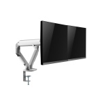Кронштейн настільний для монітора 17-32" OfficePro MA422S, Silver, для двох екранів, VESA 100x100 мм/75x75 мм, регулювання (повороту, нахилу), навантаження до 9 кг