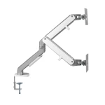 Кронштейн настільний для монітора 17-32" OfficePro MA422S, Silver, для двох екранів, VESA 100x100 мм/75x75 мм, регулювання (повороту, нахилу), навантаження до 9 кг - Зображення 3