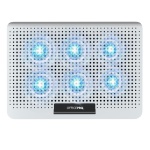 Підставка для ноутбука до 17" OfficePro CP620S, Silver, 2хUSB, вентилятор (6 x 60 мм, 2500 об/хв), алюміній/пластик, регулювання куту нахилу та швидкості вентиляторів, навантаження до 2.8 кг - Зображення 7