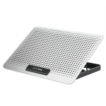Підставка для ноутбука до 17" OfficePro CP620S, Silver, 2хUSB, вентилятор (6 x 60 мм, 2500 об/хв), алюміній/пластик, регулювання куту нахилу та швидкості вентиляторів, навантаження до 2.8 кг - Зображення 4