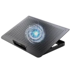 Підставка для ноутбука до 17" OfficePro CP500B, Black, 2хUSB, вентилятор (1 x 180 мм), алюміній/пластик, регулювання куту нахилу та швидкості вентиляторів, навантаження до 2.8 кг - Зображення 9