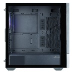 Корпус Zalman Z10 DS, Black, Mid Tower, без БП, для ATX / Micro ATX / Mini ITX, 1xType-C / 2xUSB 3.0, макс. CPU - 173 мм / VGA - 395 мм, 1x120 мм ARGB / 2x120 мм, 15.6" LCD екран (1920x1080), бічна панель із загартованого скла - Зображення 3