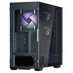 Корпус Zalman Z10 DS, Black, Mid Tower, без БП, для ATX / Micro ATX / Mini ITX, 1xType-C / 2xUSB 3.0, макс. CPU - 173 мм / VGA - 395 мм, 1x120 мм ARGB / 2x120 мм, 15.6" LCD екран (1920x1080), бічна панель із загартованого скла - Зображення 4
