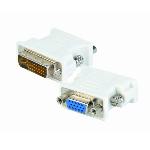 Перехідник DVI-I (M) - VGA (F), Cablexpert, White (A-DVI-VGA)