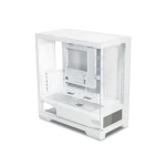 Корпус ALmordor QX25M LCD White, без БЖ, для MicroATX/Mini ITX, 1xUSB-С, 2xUSB-A 3.0, макс. CPU - 160 мм / VGA - 410 мм / PSU - 180 мм, скляні ліва та лицева панелі, LCD-екран 6.2" (ALQX25MWH_LCD) - Зображення 5
