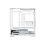 Корпус ALmordor QX25M LCD White, без БЖ, для MicroATX/Mini ITX, 1xUSB-С, 2xUSB-A 3.0, макс. CPU - 160 мм / VGA - 410 мм / PSU - 180 мм, скляні ліва та лицева панелі, LCD-екран 6.2" (ALQX25MWH_LCD) - Зображення 6
