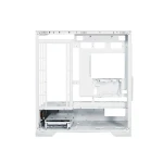 Корпус ALmordor QX25M LCD White, без БЖ, для MicroATX/Mini ITX, 1xUSB-С, 2xUSB-A 3.0, макс. CPU - 160 мм / VGA - 410 мм / PSU - 180 мм, скляні ліва та лицева панелі, LCD-екран 6.2" (ALQX25MWH_LCD) - Зображення 6