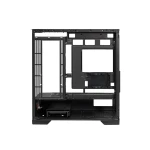 Корпус ALmordor QX25M LCD Black, без БЖ, для MicroATX/Mini ITX, 1xUSB-С, 2xUSB-A 3.0, макс. CPU - 160 мм / VGA - 410 мм / PSU - 180 мм, скляні ліва та лицева панелі, LCD-екран 6.2" (ALQX25MBK_LCD) - Зображення 5