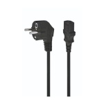 Кабель живлення від мережі PC-186, Black, 1.5 м, GTL, CEE 7/7 - IEC C13 (GTLPC18615C13BK)