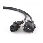 Кабель живлення від мережі PC-186, Black, 1.5 м, GTL, CEE 7/7 - IEC C13 (GTLPC18615C13BK) - Зображення 2