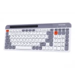 Клавіатура бездротова Maxxter KBW-02G-UA, White/Grey, USB 2.4GHz - Зображення 6