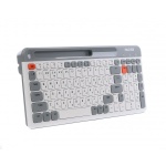 Клавіатура бездротова Maxxter KBW-02G-UA, White/Grey, USB 2.4GHz - Зображення 2