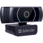 Веб-камера Defender G-Lens 2590 QHD, Black, 3.7 Mp, відео 2560x1440, збережене зображення 2160x1440, мікрофон, кут огляду 86.1°, 30 кадрів/сек, універсальне кріплення, USB, 1.4 м (63113)