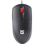 Миша Defender Icon MB-057, Black, USB, оптична, 1000 dpi, 3 кнопок, кабель 1.8 м (52057)