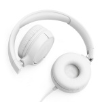 Навушники JBL Tune 520C, White, USB-C, мікрофон, однокнопковий пульт керування, технологія "Pure Bass", складний дизайн, підтримка Siri та Google Now (JBLT520CWHT) - Зображення 6
