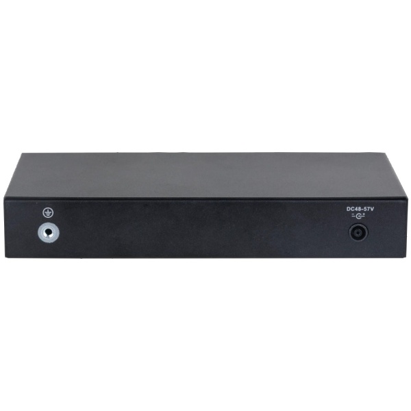 PoE комутатор Dahua DH-CS4010-8ET-110, Black, 8х10/100 PoE, 2х1000 RJ45 (Uplink), керований, метал