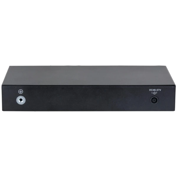 PoE комутатор Dahua DH-CS4010-8ET-110, Black, 8х10/100 PoE, 2х1000 RJ45 (Uplink), керований, метал