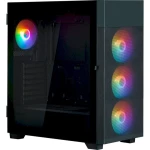 Корпус Zalman S5 NEO, Black, Mid Tower, без БЖ, для ATX / Micro ATX / Mini ITX, 1xUSB 3.0 / 1xUSB 2.0, макс. CPU - 165 мм / VGA - 390 мм, 4x120 мм RGB, бічна панель-дверцята із загартованого скла - Зображення 2