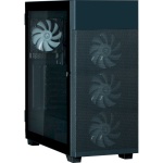 Корпус Zalman S5 NEO, Black, Mid Tower, без БЖ, для ATX / Micro ATX / Mini ITX, 1xUSB 3.0 / 1xUSB 2.0, макс. CPU - 165 мм / VGA - 390 мм, 4x120 мм RGB, бічна панель-дверцята із загартованого скла - Зображення 3