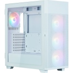 Корпус Zalman S5 NEO, White, Mid Tower, без БЖ, для ATX / Micro ATX / Mini ITX, 1xUSB 3.0 / 1xUSB 2.0, макс. CPU - 165 мм / VGA - 390 мм, 4x120 мм RGB, бічна панель-дверцята із загартованого скла - Зображення 2
