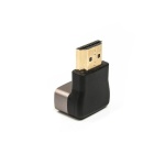 Перехідник HDMI (M) - HDMI (F), Cablexpert, Black, 8K / 60 Гц, кутовий роз'єм (AP-HDMI8K270-FML) - Зображення 3
