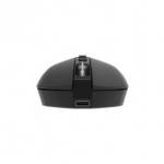 Миша бездротова Gembird MUSGW-6BL-02, Black, 2.4GHz USB, 1600 - 3200 dpi, RGB підсвічування, 6 кнопок, акумулятор 400 mAh - Зображення 2