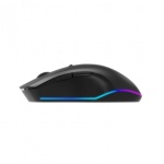 Миша бездротова Gembird MUSGW-6BL-02, Black, 2.4GHz USB, 1600 - 3200 dpi, RGB підсвічування, 6 кнопок, акумулятор 400 mAh - Зображення 3