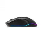 Миша бездротова Gembird MUSGW-6BL-02, Black, 2.4GHz USB, 1600 - 3200 dpi, RGB підсвічування, 6 кнопок, акумулятор 400 mAh - Зображення 3