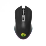 Миша бездротова Gembird MUSGW-6BL-02, Black, 2.4GHz USB, 1600 - 3200 dpi, RGB підсвічування, 6 кнопок, акумулятор 400 mAh