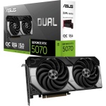 Відеокарта GeForce RTX 5070, ASUS, DUAL OC, 12Gb GDDR7, 192-bit, HDMI/3xDP, 2572/28000 MHz, 16-pin (DUAL-RTX5070-O12G)