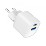 Мережевий зарядний пристрій Gembird TA-UC-PDQC20-01-W, White, 20 Вт, 1xType-C (PD 3.0) / 1xUSB (QC 3.0) - Зображення 2